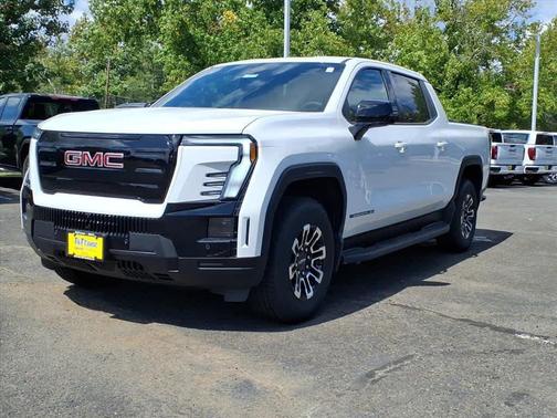 Summit White 2026 GMC Sierra EV Extended Range Elevation