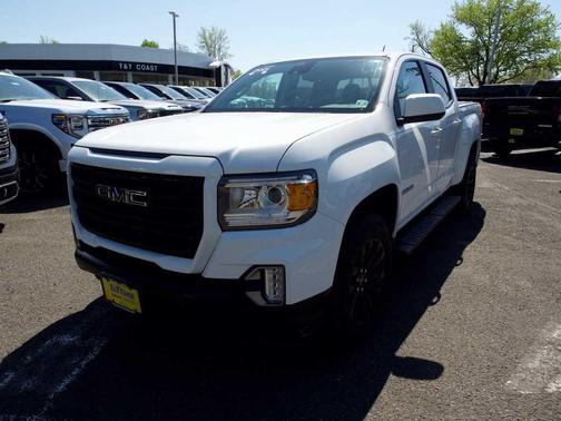 Summit White 2021 GMC Canyon Elevation