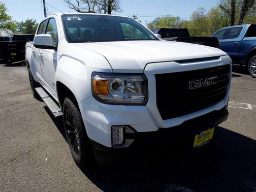 Summit White 2021 GMC Canyon Elevation