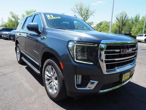 Gray 2021 GMC Yukon SLT