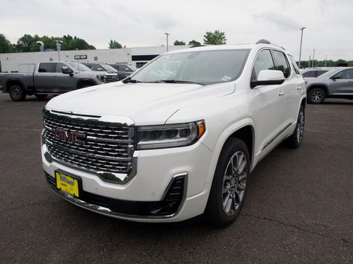 White Frost Tricoat 2023 GMC Acadia Denali