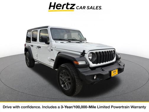 Bright White Clearcoat 2025 Jeep Wrangler Sport S