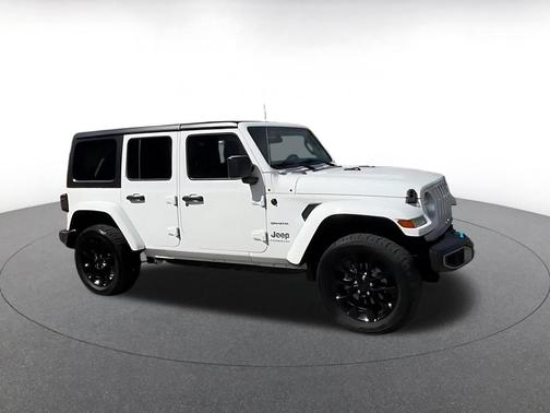 Bright White Clearcoat 2023 Jeep Wrangler 4xe Sahara
