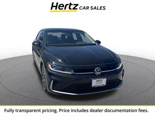 Deep Black Pearl 2025 Volkswagen Jetta 1.5T SE