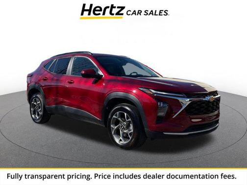 Crimson Metallic 2025 Chevrolet Trax LT