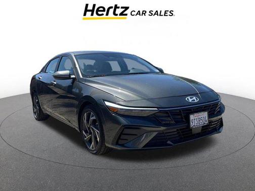 Amazon Gray 2025 Hyundai ELANTRA HEV Limited
