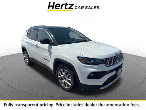 Bright White Clearcoat 2025 Jeep Compass Limited