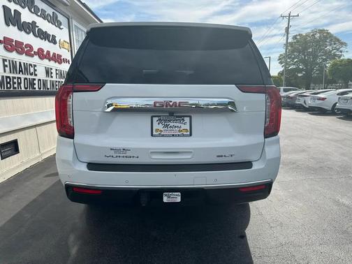 Summit White 2021 GMC Yukon SLT