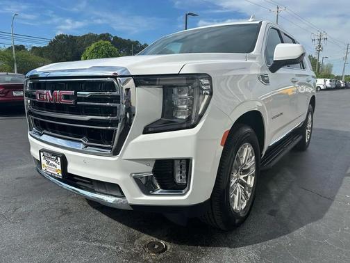 Summit White 2021 GMC Yukon SLT