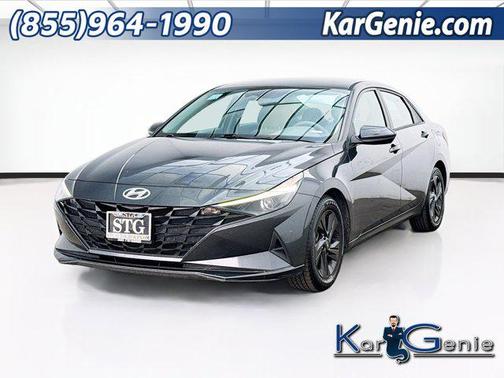 Portofino Gray 2021 Hyundai ELANTRA SEL
