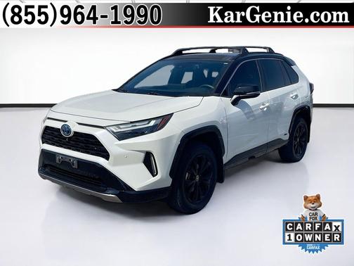 Midnight Black Metallic 2022 Toyota RAV4 Hybrid SE