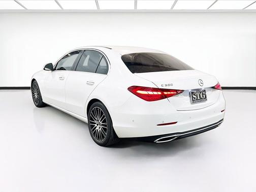 White 2023 Mercedes-Benz C-Class Sedan
