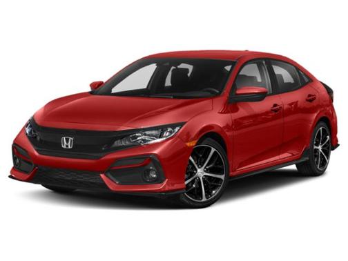Red 2020 Honda Civic Sport