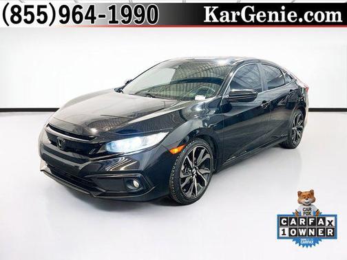 Crystal Black Pearl 2019 Honda Civic Sport