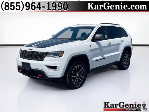 Bright White Clearcoat 2017 Jeep Grand Cherokee Trailhawk