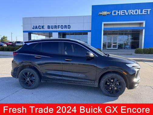 Ebony Twilight Metallic 2024 Buick Encore GX Sport Touring