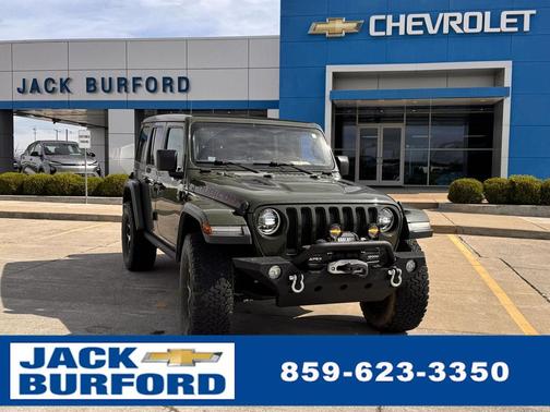 Sarge Green Clearcoat 2021 Jeep Wrangler Unlimited Rubicon