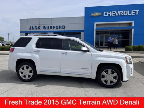Summit White 2015 GMC Terrain Denali