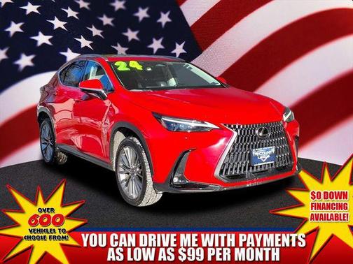 Red 2024 Lexus NX 350h Luxury SUV