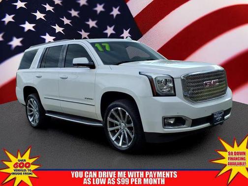 White Frost Tricoat 2017 GMC Yukon SLT