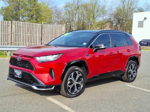 Supersonic Red/Midnight Black Metallic 2024 Toyota RAV4 Prime XSE