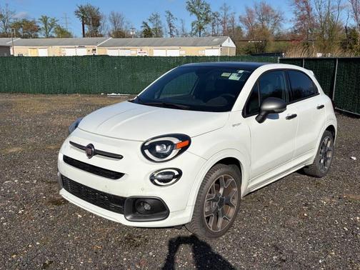 Bianco Gelato (White Clearcoat) 2021 FIAT 500X Sport AWD