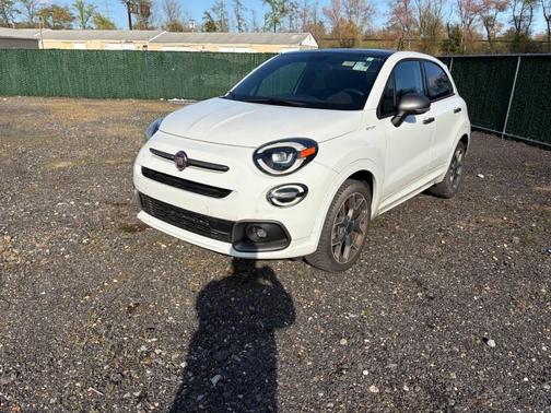Bianco Gelato (White Clearcoat) 2021 FIAT 500X Sport AWD