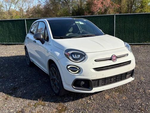 Bianco Gelato (White Clearcoat) 2021 FIAT 500X Sport AWD