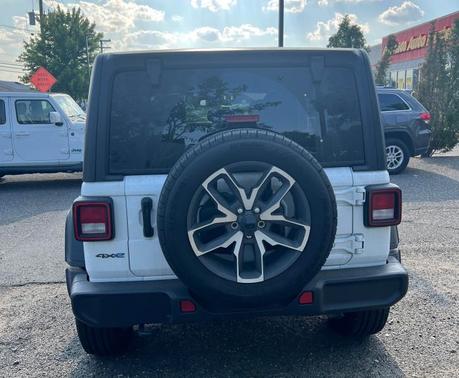 Bright White Clearcoat 2025 Jeep Wrangler 4xe Sport S