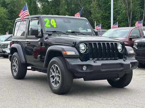 Black Clearcoat 2024 Jeep Wrangler Sport S