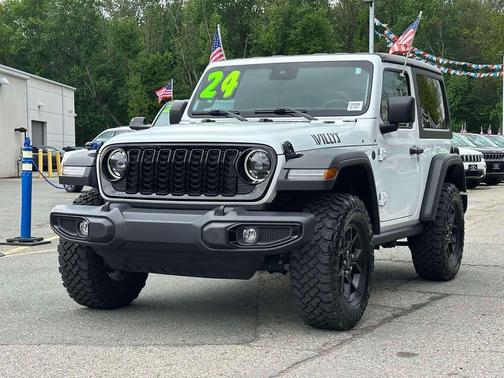 Bright White Clearcoat 2024 Jeep Wrangler Willys