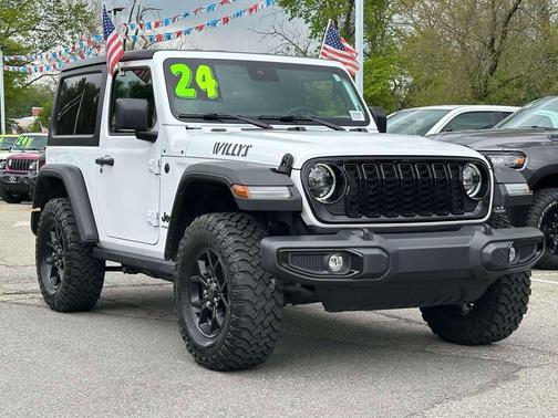 Bright White Clearcoat 2024 Jeep Wrangler Willys