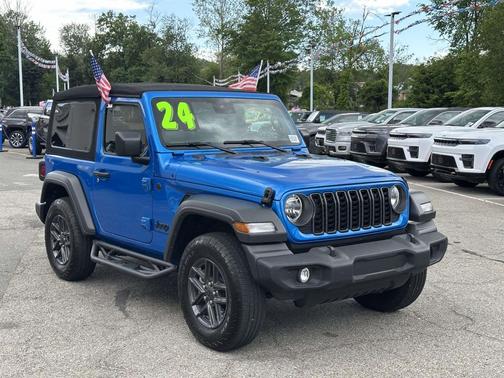 Hydro Blue Pearlcoat 2024 Jeep Wrangler Sport S