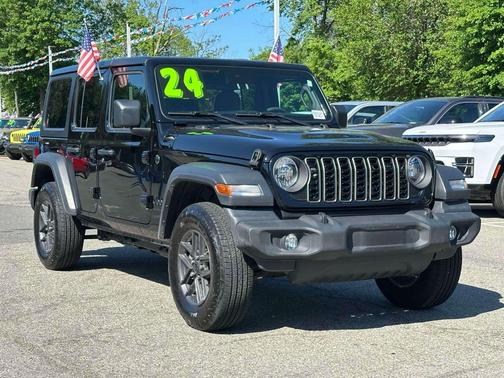 Black Clearcoat 2024 Jeep Wrangler Sport S