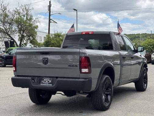Ceramic Gray Clearcoat 2022 RAM 1500 Classic Warlock Quad Cab 4x4 6'4' Box