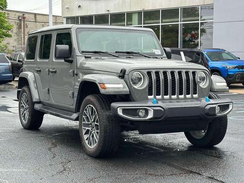Sting-Gray Clearcoat 2023 Jeep Wrangler 4xe Sahara
