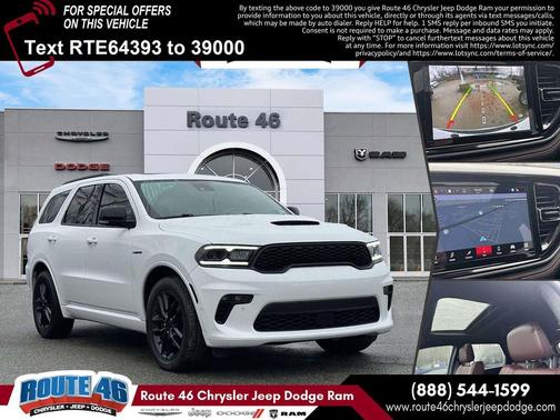 White Knuckle Clearcoat 2023 Dodge Durango R/T Plus AWD