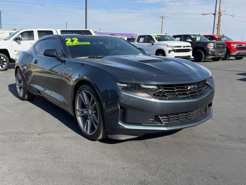 Shadow Gray Metallic 2022 Chevrolet Camaro RWD Coupe LT1