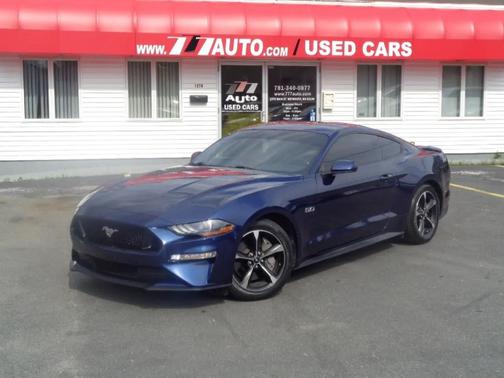 Blue 2018 Ford Mustang GT