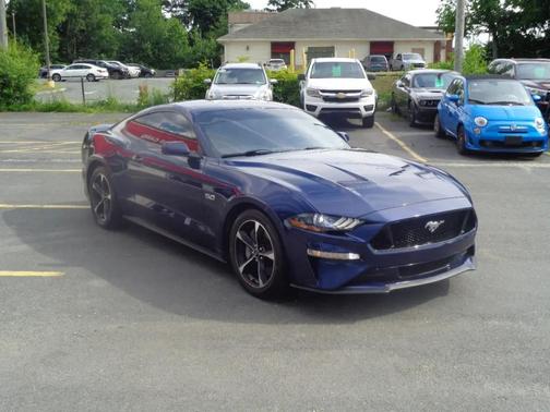 Blue 2018 Ford Mustang GT