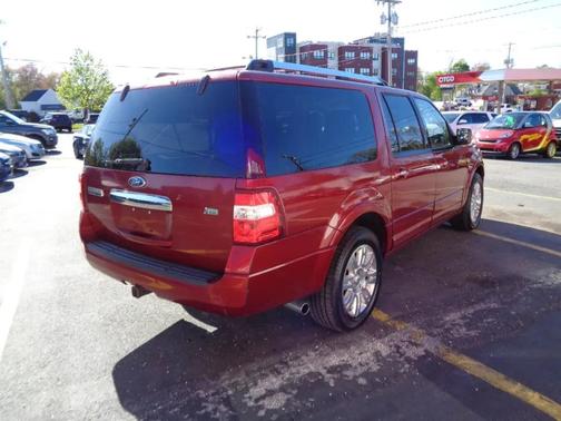 Red 2013 Ford Expedition EL Limited