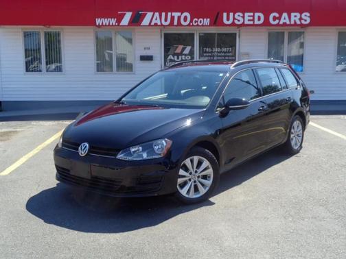 Black 2017 Volkswagen Golf SportWagen TSI S