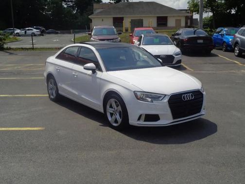 White 2018 Audi A3 Premium