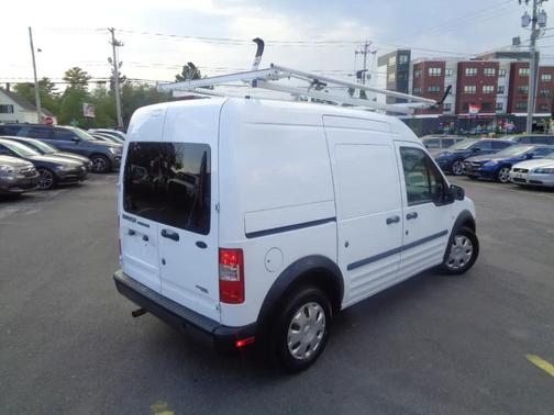 White 2013 Ford Transit Connect 114.6'' XL w/rear door privacy glass