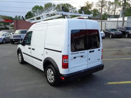 White 2013 Ford Transit Connect 114.6'' XL w/rear door privacy glass