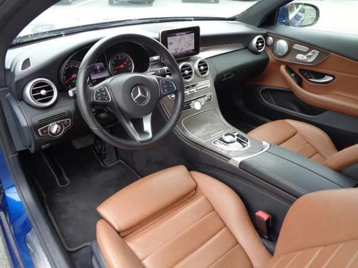 Blue 2017 Mercedes-Benz C-Class C 300 4MATIC