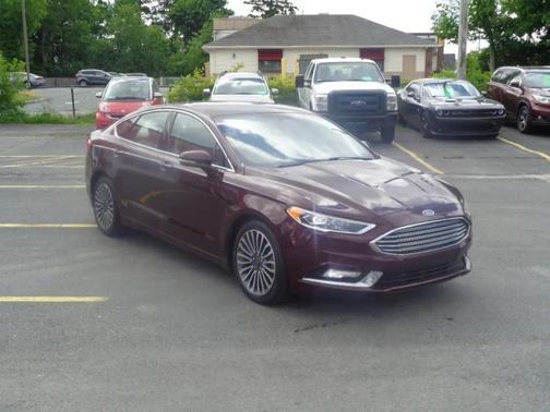 Maroon 2017 Ford Fusion SE