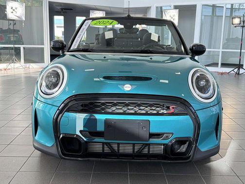 Island Blue Metallic 2024 MINI Convertible Cooper S