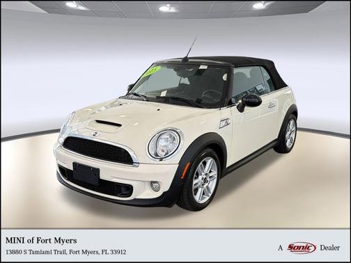 White 2015 MINI Convertible Cooper S