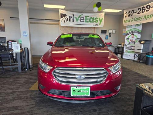 Red 2018 Ford Taurus SEL